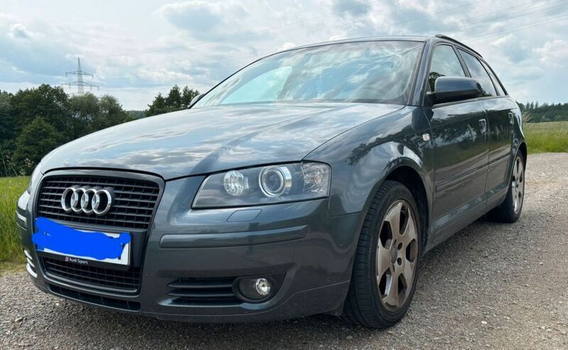 Grau Gebraucht 2008 Audi A3 Sportback Ambiente Limousine | 2.599 € (Superpreis) - Bild 1/4