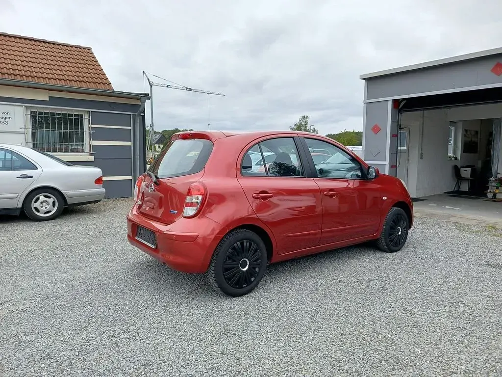 Gebraucht Nissan Micra Visia 80 PS (58 kW) 2011 Rot Kleinwagen