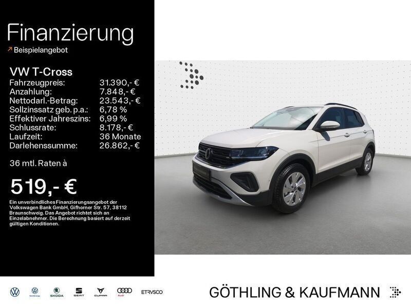 Grau Gebraucht 2025 VW T-Cross Life SUV | 31.390 € (Teuer) - Bild 1/4