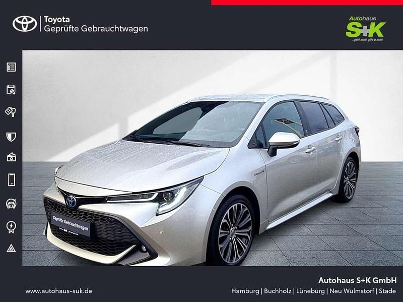 Cosmicsilber metallic Gebraucht 2021 Toyota Corolla Team Kombi | 21.990 € (Guter Preis) - Bild 1/4