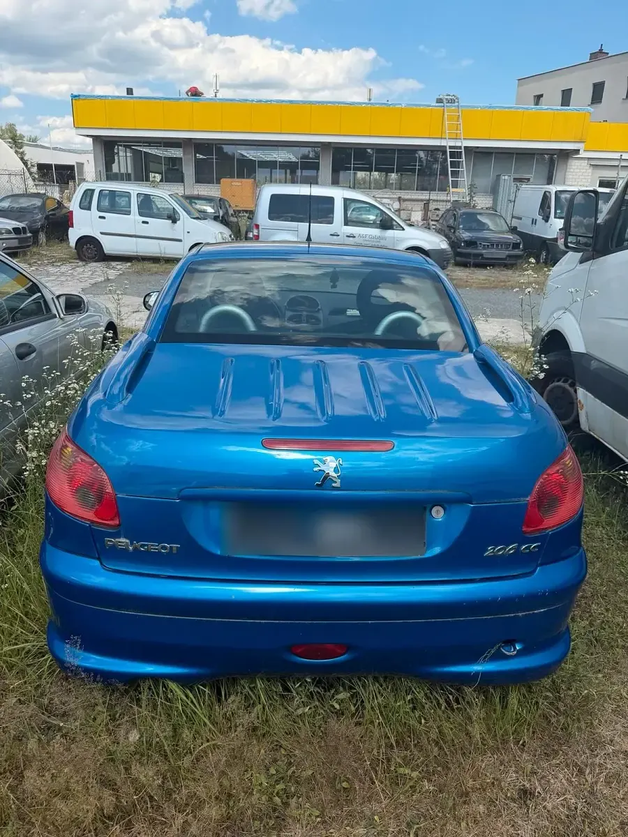Gebraucht Peugeot 206 2006 Blau Cabrio