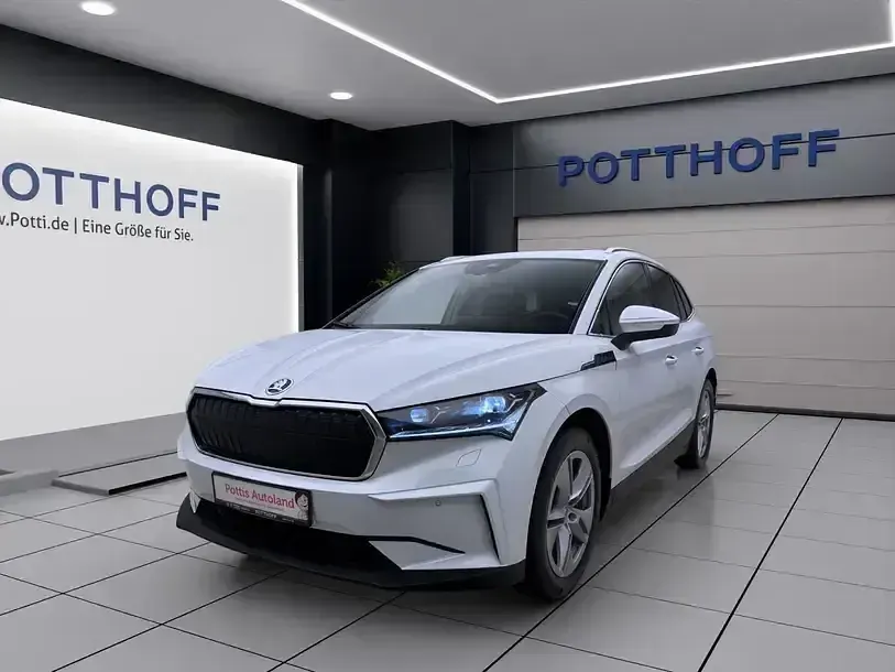 Gebraucht Skoda Enyaq iV Loft 194 kW (265 PS) 2022 Moonweiss metallic SUV