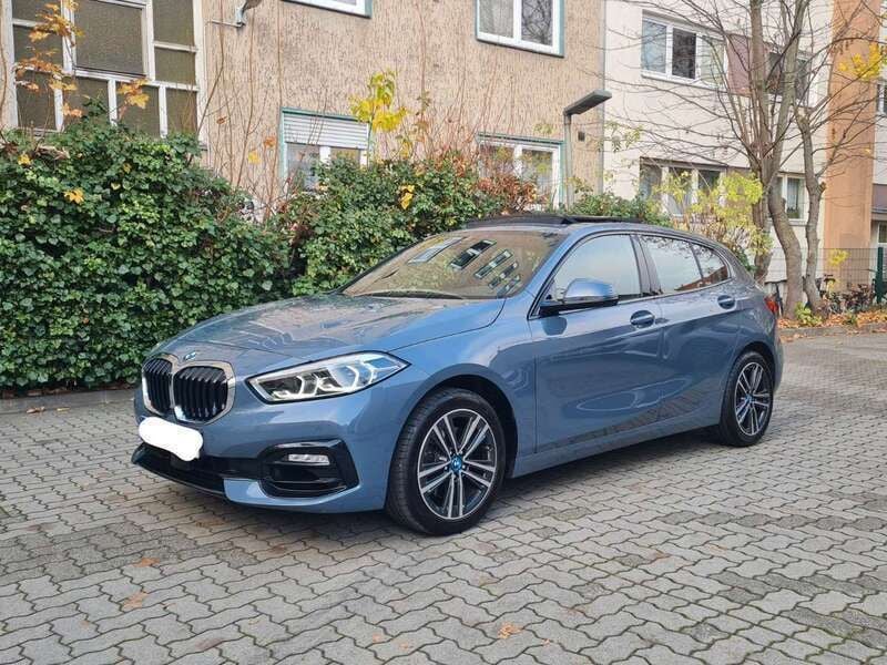 Storm bay metallic Gebraucht 2021 BMW 118 M Sport Kleinwagen | 23.900 € (Guter Preis) - Bild 1/4