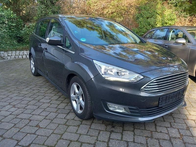Gebraucht Ford Grand C-Max Titanium 125 PS (91 kW) 2018 Grau Van / Kleinbus