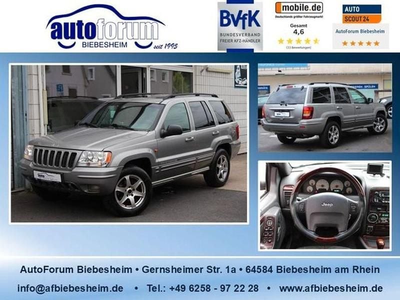 Grau Gebraucht 2002 Jeep Grand Cherokee Limited SUV | 7.490 € (Guter Preis) - Bild 1/4