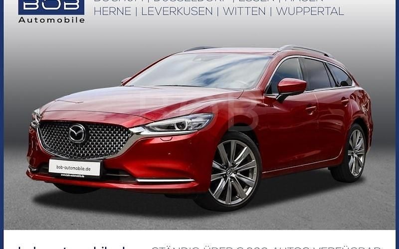 Magmarot metallic (rot) Gebraucht 2021 Mazda 6 Edition Kombi | 27.999 € (Guter Preis) - Bild 1/2