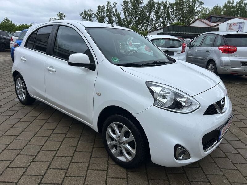 Gebraucht Nissan Micra Acenta 80 PS (58 kW) 2014 Weiß Kleinwagen
