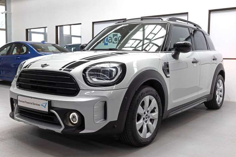 White silver metallic Gebraucht 2020 Mini John Cooper Works Countryman SUV | 22.447 € (Fairer Preis) - Bild 1/4