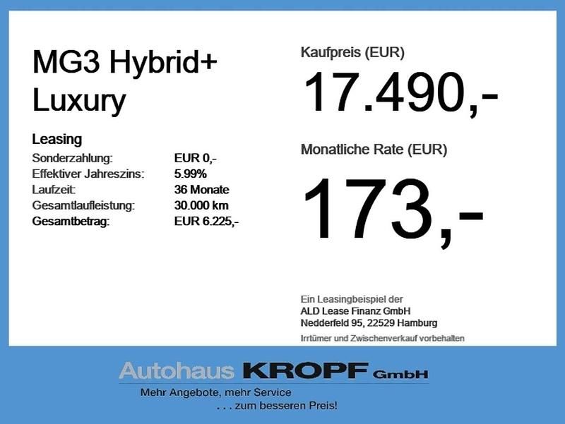 Gebraucht MG MG3 Luxury 102 PS (75 kW) 2024 Brixton blue Kleinwagen