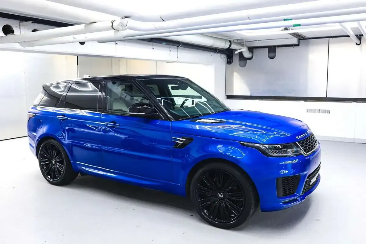 Gebraucht Land Rover Range Rover Sport Autobiography Dynamic 340 PS (250 kW) 2019 Blau SUV
