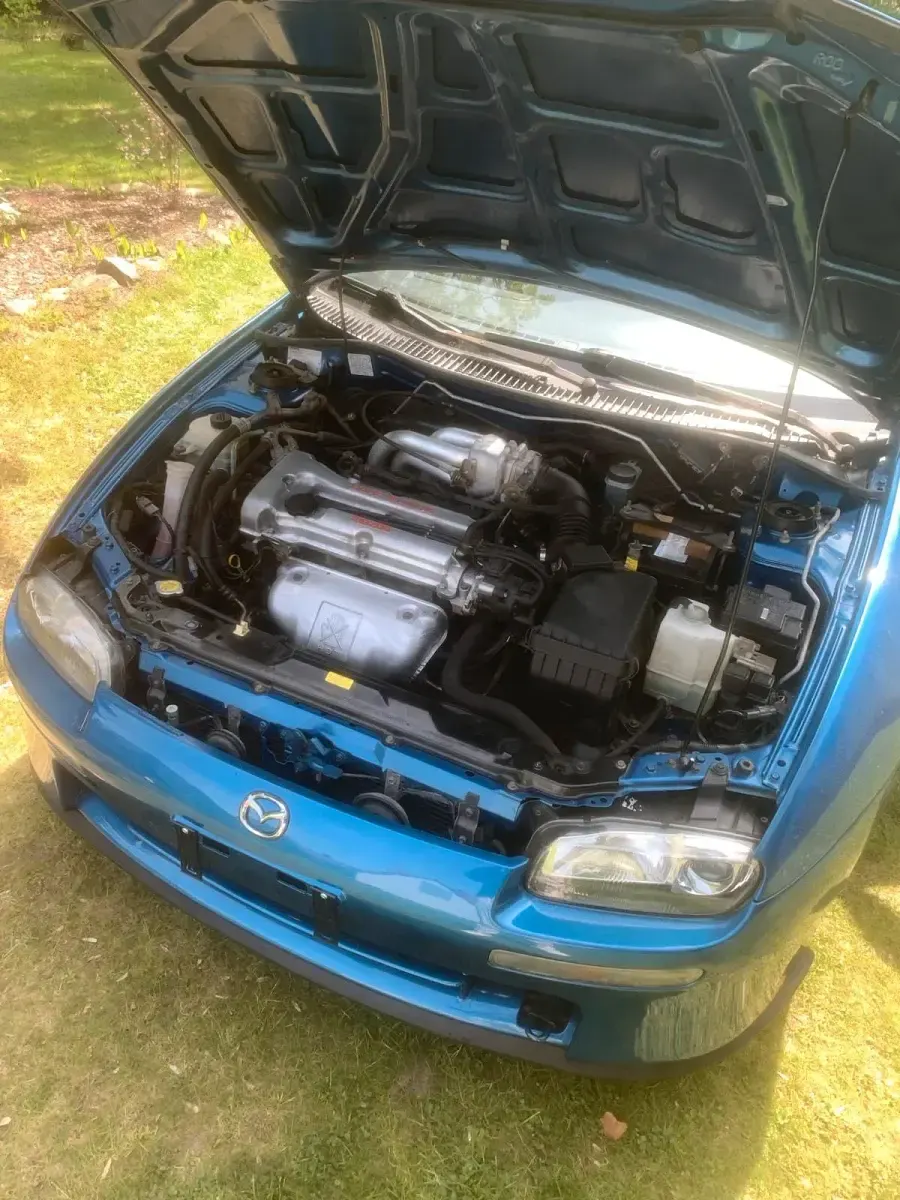 Gebraucht Mazda 323F 88 PS (64 kW) 1998 Blau Limousine