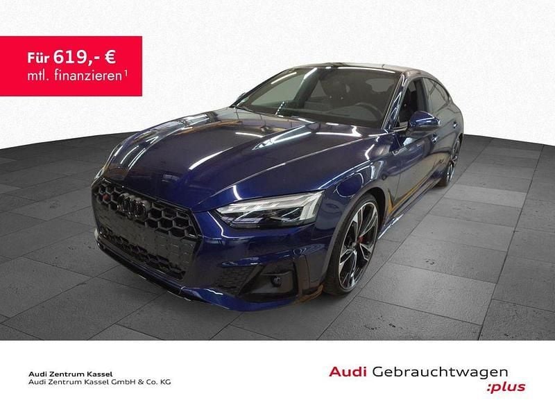 Navarrablau metallic Gebraucht 2022 Audi S5 Sportback Ambiente Kleinwagen | 48.990 € (Fairer Preis) - Bild 1/3