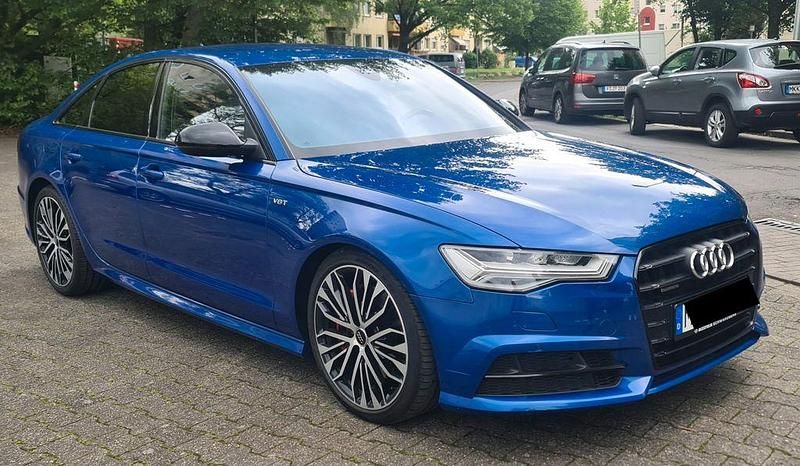 Blau Gebraucht 2017 Audi A6 Ambiente Limousine | 32.500 € (Teuer) - Bild 1/4