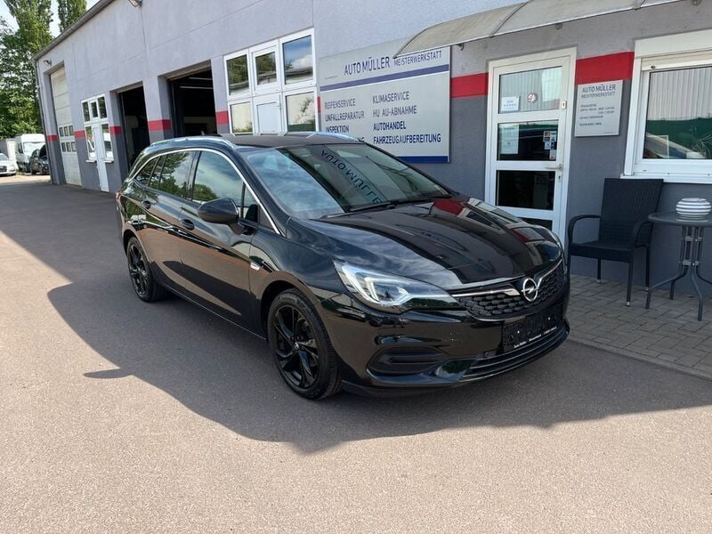 Schwarz Gebraucht 2021 Opel Astra Business Elegance Kombi | 10.200 € (Fairer Preis) - Bild 1/4