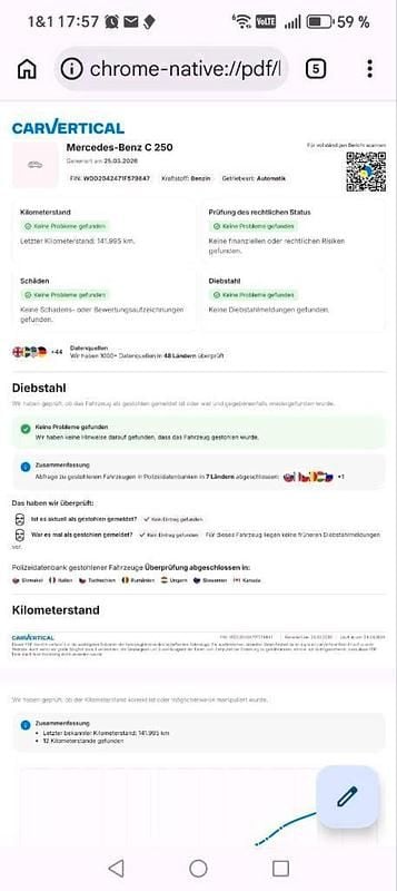 Gebraucht Mercedes C250 204 PS (150 kW) 2010 Silber Kombi