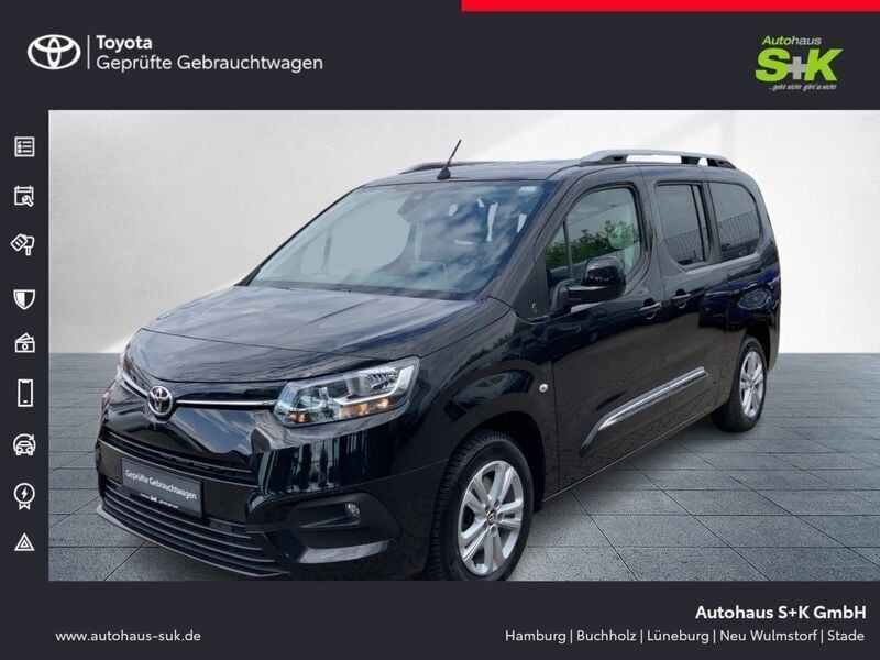 Asphaltschwarz Gebraucht 2020 Toyota Proace Verso City Kombi | 25.480 € (Etwas zu teuer) - Bild 1/4