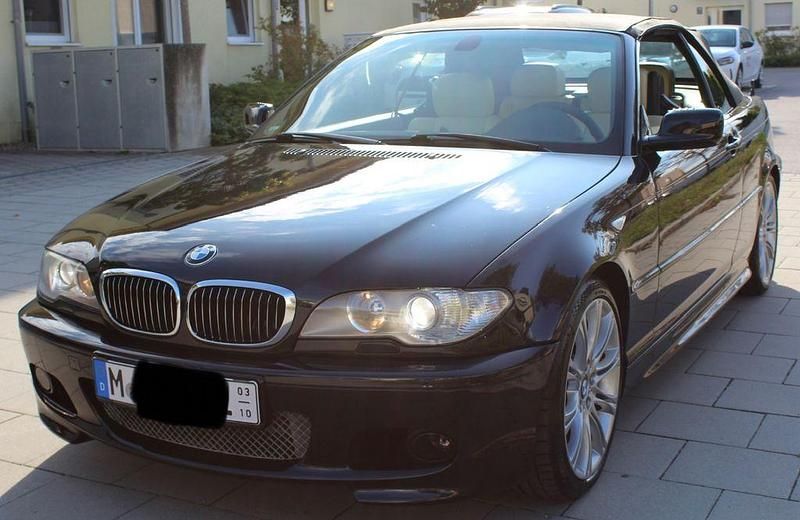 Schwarz Gebraucht 2005 BMW 320 Cabriolet M Sport Cabrio | 14.899 € (Teuer) - Bild 1/4