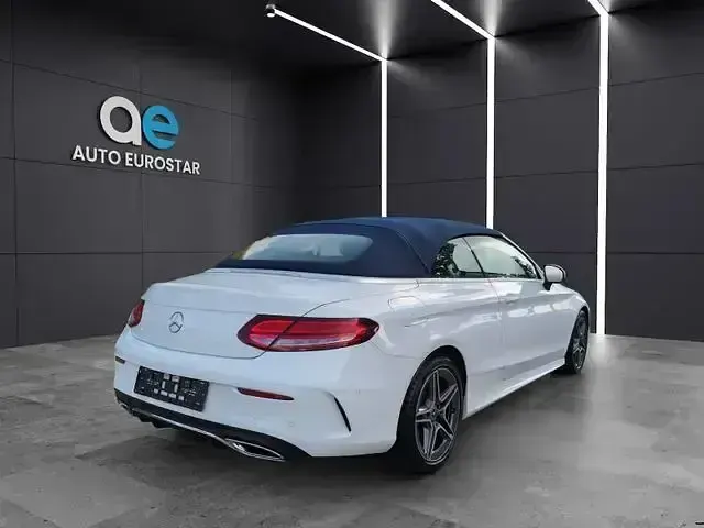 Gebraucht Mercedes C300 AMG line 245 PS (180 kW) 2019 Polarweiss Cabrio