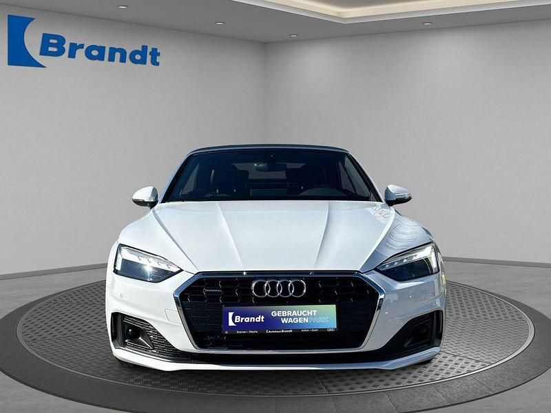 Gebraucht Audi A5 Cabriolet S-Line 204 PS (150 kW) 2024 Arkonaweiß, verdeck schwarz Cabrio