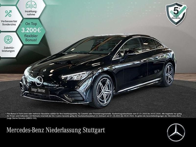 Schwarz Gebraucht 2024 Mercedes EQE350 Advanced Plus Limousine | 51.590 € (Guter Preis) - Bild 1/3