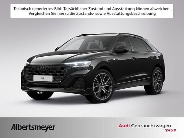 Mythosschwarz metallic Gebraucht 2025 Audi Q8 Ambiente SUV | 72.936 € (Superpreis) - Bild 1/4