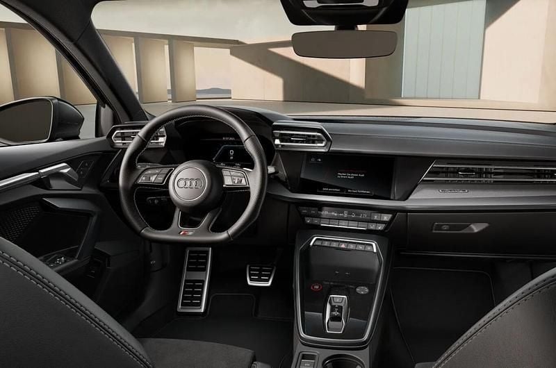 Neu Audi S3 Ambiente 333 PS (244 kW) 2025 Mythosschwarz metallic Limousine