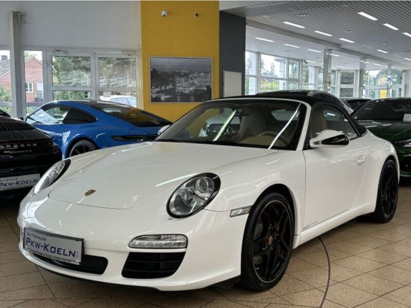 Carraraweiß (metallic) Gebraucht 2010 Porsche 911S Cabrio | 59.999 € - Bild 1/4