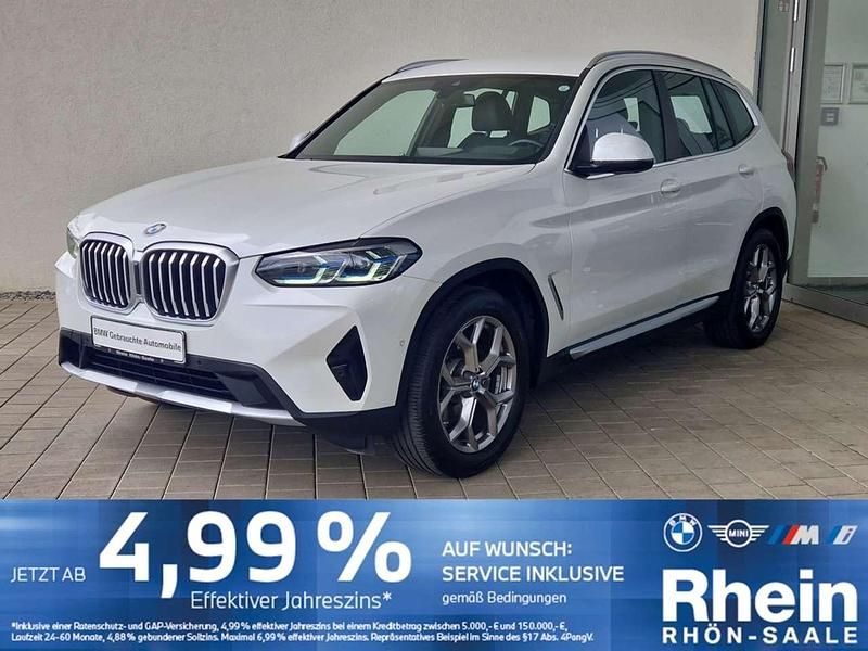 Mineralweiß metallic Gebraucht 2022 BMW X3 Sport Line SUV | 39.880 € (Guter Preis) - Bild 1/4