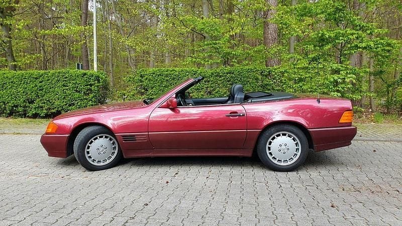 Usata Mercedes SL300 190 CV (139 kW) 1990 Rosso Cabrio