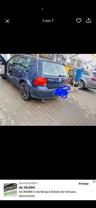 Gebraucht VW Golf IV 75 PS (55 kW) 2000 Blau Limousine