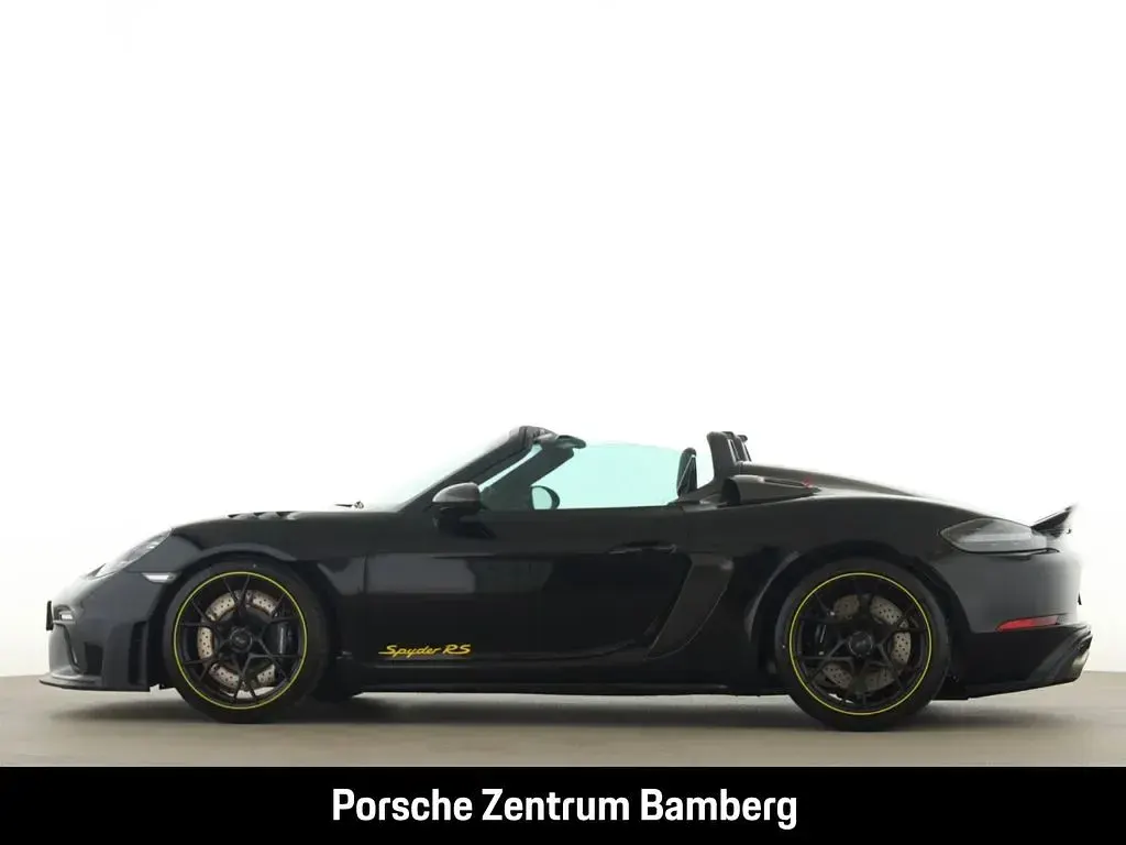 Neu Porsche 718 Spyder RS 500 PS (367 kW) 2026 Schwarz Cabrio