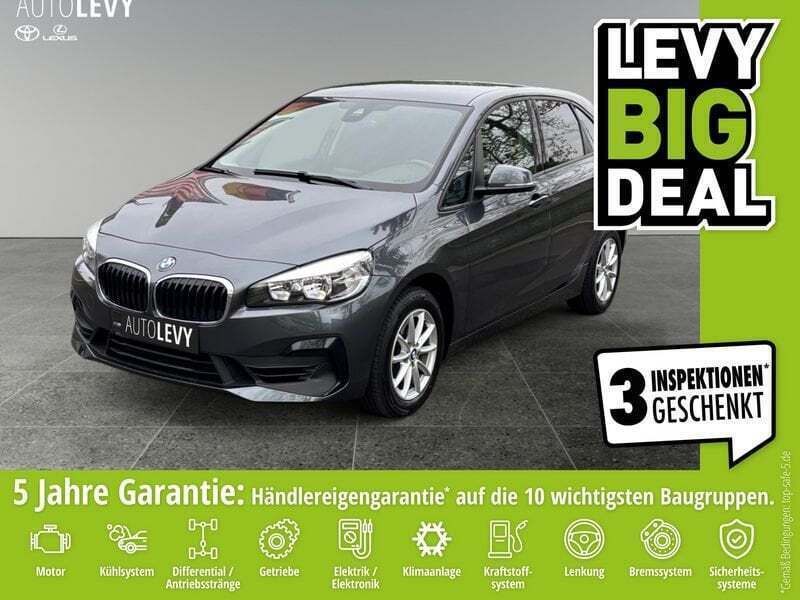 Grau Gebraucht 2018 BMW 220 Active Tourer Van / Kleinbus | 16.990 € (Guter Preis) - Bild 1/4