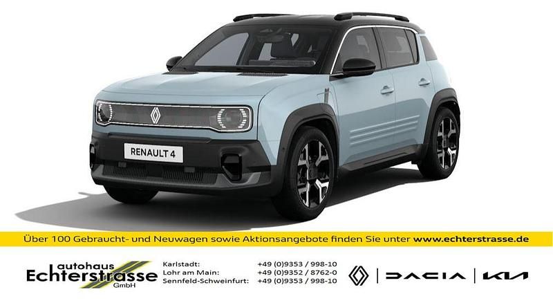 Kumulusblau / schwarz Neu 2025 Renault 4 E-Tech SUV | 35.499 € (Fairer Preis) - Bild 1/3