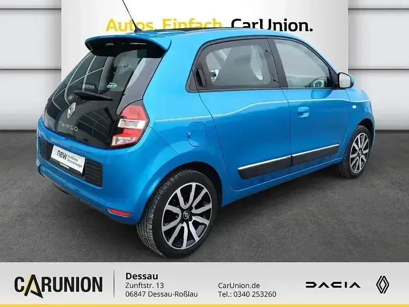Gebraucht Renault Twingo Luxe 71 PS (52 kW) 2015 Pazifikblau Kleinwagen