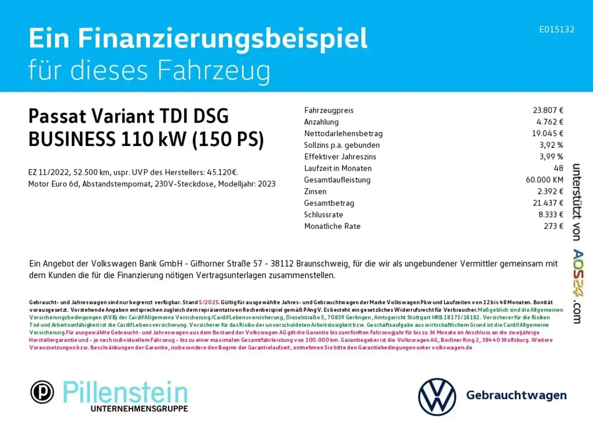 Używany VW Passat Basis 150 KM (110 kW) 2022 Srebrny Kombi