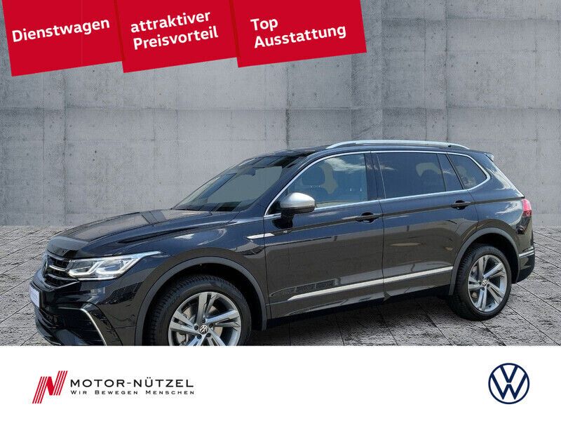 Schwarz Gebraucht 2023 VW Tiguan Allspace R-line SUV | 47.970 € - Bild 1/4
