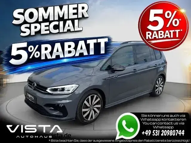 Gebraucht VW Touran Highline 150 PS (110 kW) 2022 Grau Van / Kleinbus