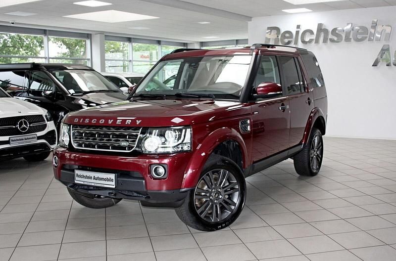 Rot Gebraucht 2016 Land Rover Discovery 4 Graphite SUV | 28.899 € (Teuer) - Bild 1/4