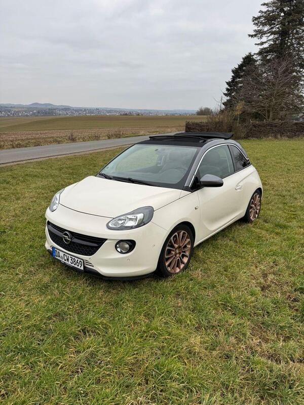 Weiß Gebraucht 2016 Opel Adam Open Air Kleinwagen | 8.299 € (Fairer Preis) - Bild 1/4
