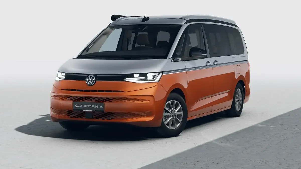 Neu VW California Edition 2026 Monosilber metallic / energeticorange metallic Van
