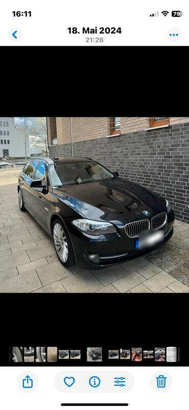Schwarz Gebraucht 2011 BMW 520 Kombi | 9.850 € (Fairer Preis) - Bild 1/4