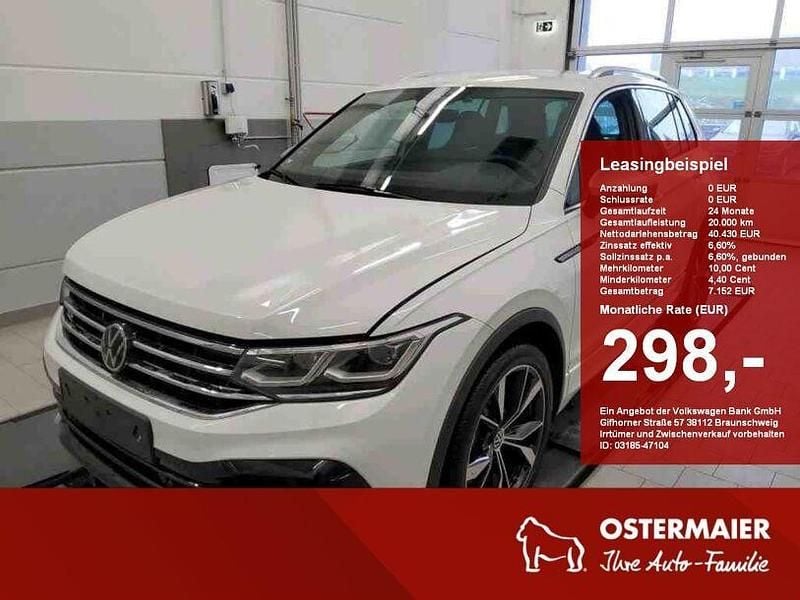 Pure white Gebraucht 2023 VW Tiguan R SUV | 40.430 € (Guter Preis) - Bild 1/4