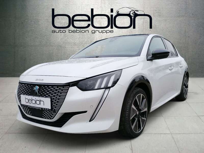 Lack weiss perlglänzend/typ au Gebraucht 2020 Peugeot e-208 GT-line Kleinwagen | 17.880 € (Fairer Preis) - Bild 1/4