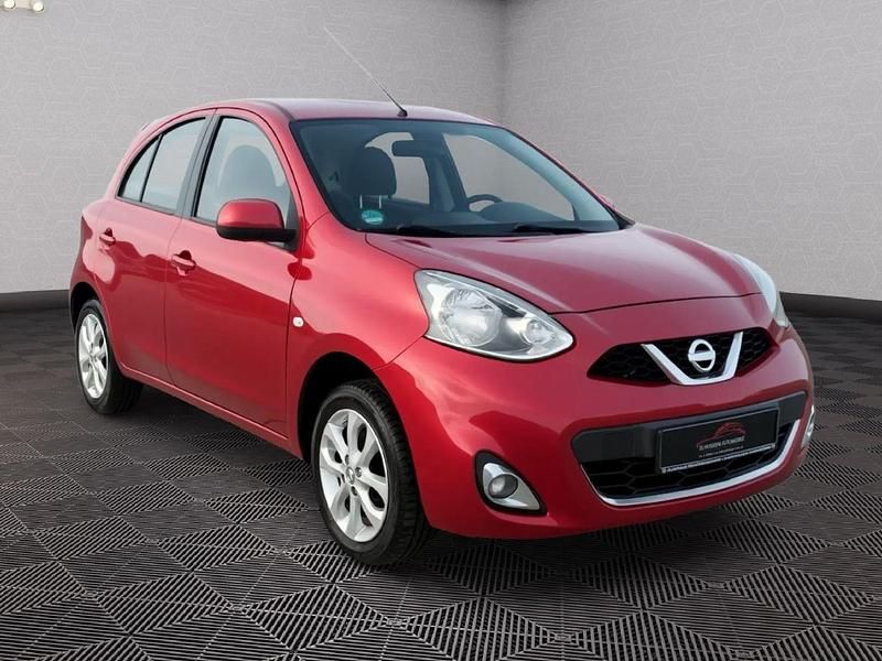 Gebraucht Nissan Micra Acenta 80 PS (58 kW) 2015 Rot Kleinwagen