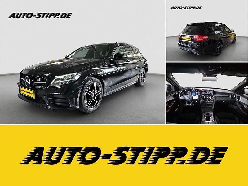 Schwarz Gebraucht 2020 Mercedes C200 AMG line Limousine | 14.950 € (Fairer Preis) - Bild 1/4