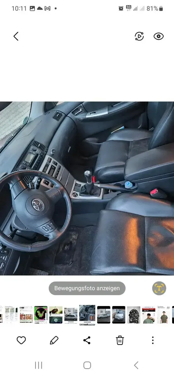 Gebraucht Toyota Corolla 110 PS (80 kW) 2004 Silber Kleinwagen