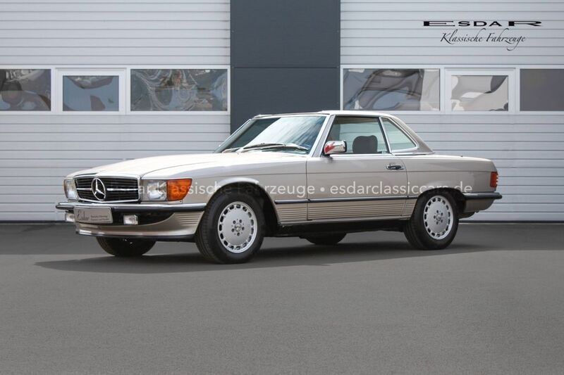 Beige Gebraucht 1988 Mercedes SL500 Cabrio | 61.200 € - Bild 1/4