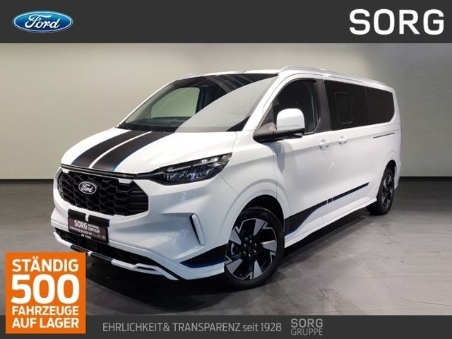 Weiß, frozen white Gebraucht 2024 Ford Tourneo Custom Sport Van / Kleinbus | 59.990 € - Bild 1/4