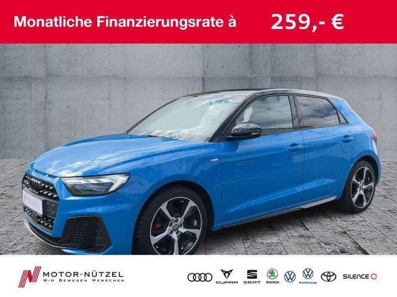 Blau Gebraucht 2019 Audi A1 Sportback S-Line Kleinwagen | 19.930 € (Etwas zu teuer) - Bild 1/4