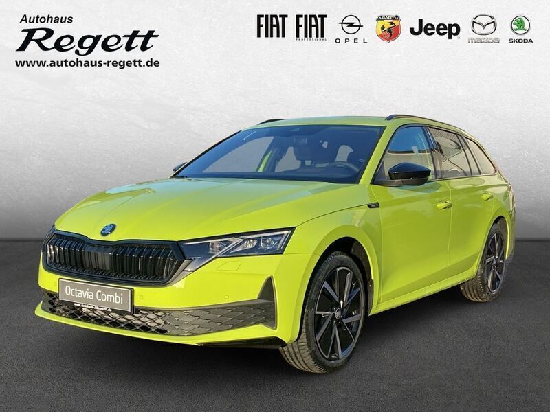 Gruen Gebraucht 2024 Skoda Octavia SportLine Kombi | 43.490 € - Bild 1/4
